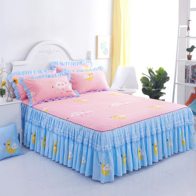 Stoffa per gonna da letto con tessuto in poliestere al 100% e resistenza al colore secondo gli standard nazionali