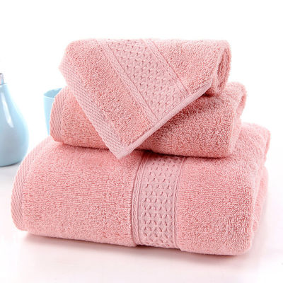 Set di asciugamani 100% di cotone perfetto per hotel sportivi 3 pezzi scatola regalo 35*75cm e 70*140cm