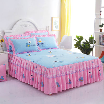 Stoffa per gonna da letto con tessuto in poliestere al 100% e resistenza al colore secondo gli standard nazionali