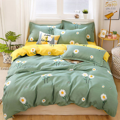 Fornitura 100% tessuto di poliestere di lusso copertura di copriletto biancheria da letto set con 2pcs cuscino cassa