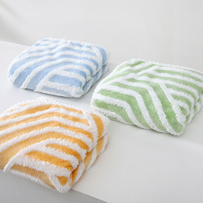Tissu di tessuto in tessuto spessito Jacquard sostenibile Corallina Lana da cucina Tissu da lavaggio in microfibra