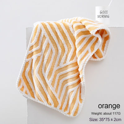 Tissu di tessuto in tessuto spessito Jacquard sostenibile Corallina Lana da cucina Tissu da lavaggio in microfibra