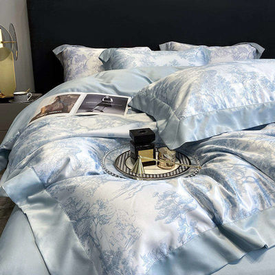 Migliora la tua biancheria da letto di nozze con Tencel Set biancheria da letto e set di cuscino stampato