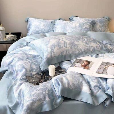 Migliora la tua biancheria da letto di nozze con Tencel Set biancheria da letto e set di cuscino stampato