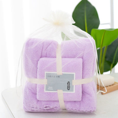 Set di asciugamani per bagno in microfibra in maglia di corallo perfetto per tutti