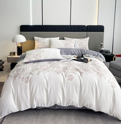 Set di lenzuola da letto di seta di ghiaccio per lavatori per adulti
