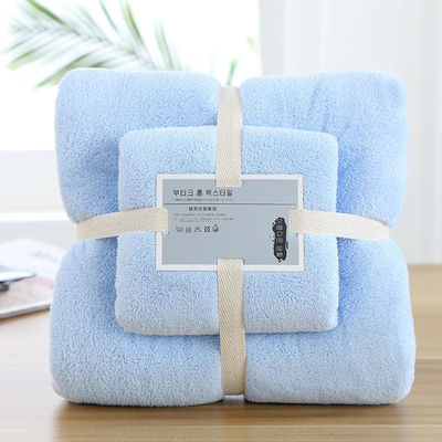 Coral Fleece Cooling Turkish Towel Set 5 stelle Colorato Zero Twist Gift Set Bagno Towel