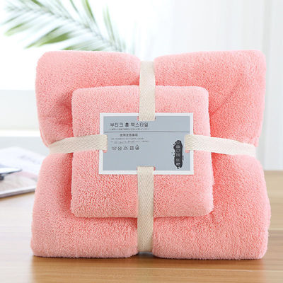 Coral Fleece Cooling Turkish Towel Set 5 stelle Colorato Zero Twist Gift Set Bagno Towel