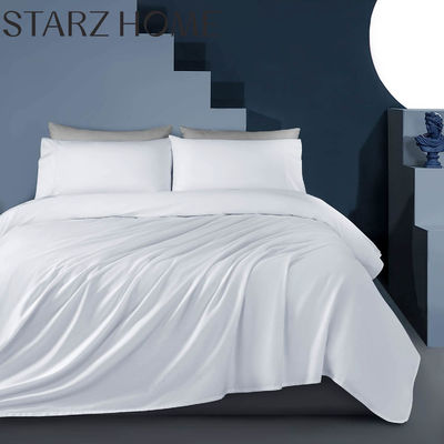 Set di comodini 100% Tencel Plain 4PCS Set di lenzuola da letto per un'esperienza di lettiera di lusso