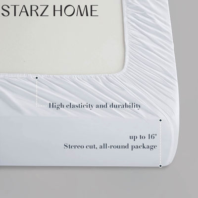 Set di comodini 100% Tencel Plain 4PCS Set di lenzuola da letto per un'esperienza di lettiera di lusso
