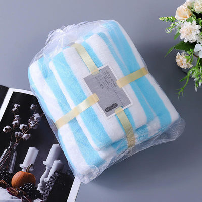 Soft and Absorbent Microfiber Coral Fleece Cation Bath Towel Set per tutti i gruppi di età
