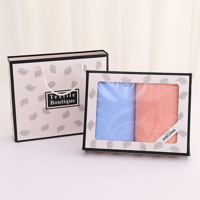 Set regalo di asciugamani da bagno da 3 pezzi per adulti Asciugamani in velluto di corallo con scatola e asciugamani in microfibra