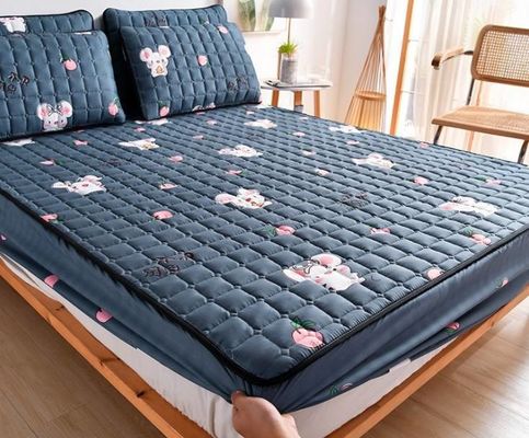 Home Infissi a coltello Protezioni per materassi stampati a misura per materassi a spazzola per cuscinetti di protezione del letto
