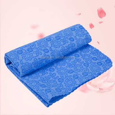 Asciuga veloce asciugato blu chiaro 3D PVA asciugamano per facile sbiadire rughe e multifunzionale bagno massaggio dei capelli