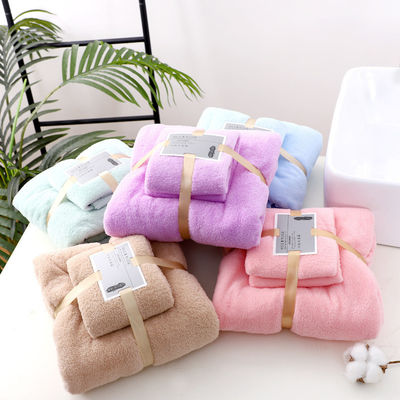 Set di asciugamani da bagno 3pcs Assorbimento di acqua super forte per la casa Hotel matrimoni souvenir