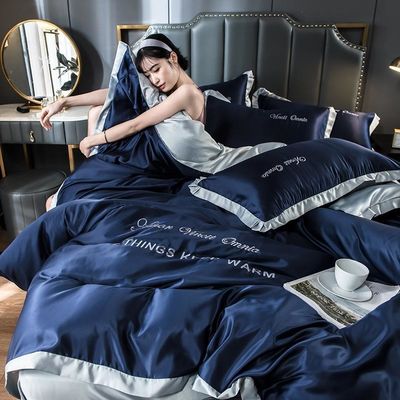 Set di biancheria da letto in stile europeo Set di comodino con materiale in fibra di poliestere al 100%