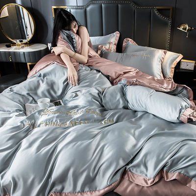 Set di biancheria da letto in stile europeo Set di comodino con materiale in fibra di poliestere al 100%