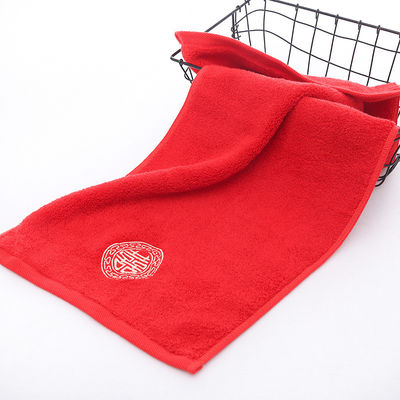 Toallette da viso di cotone a maglia morbida per nozze ricamato parola assorbente e traspirante