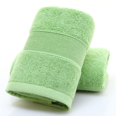 Home Hotel Spa Ect 35*35cm Embroidered LOGO Towel di cotone Bianco Assorbente completamente di cotone