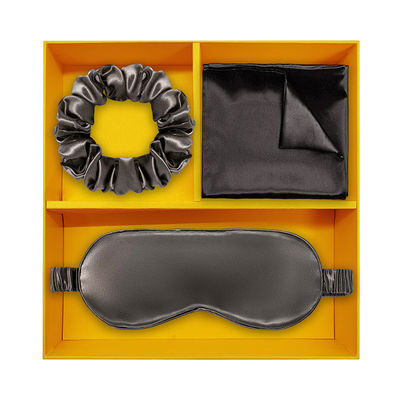Custom Luxury Silk Hair Scrunchies and Pillowcase Set Perfetto per la tua routine di bellezza