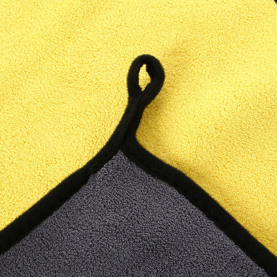 Tappeto di pulizia auto spessore di peluche personalizzato 40x40 asciugamani colorati per auto con microfibra di bordo