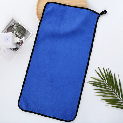 Tappeto di pulizia auto spessore di peluche personalizzato 40x40 asciugamani colorati per auto con microfibra di bordo