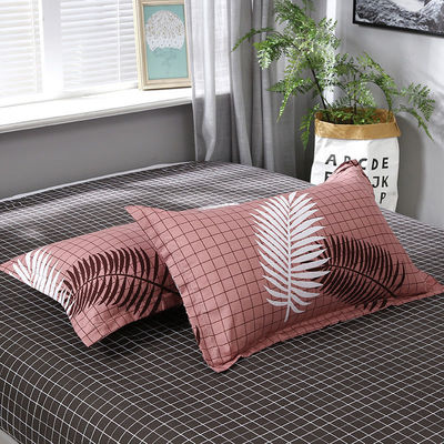 Numero di fili 400TC Disegni personalizzati Set di copertura di copriletto di cotone con 4 pezzi Set di lenzuola da letto