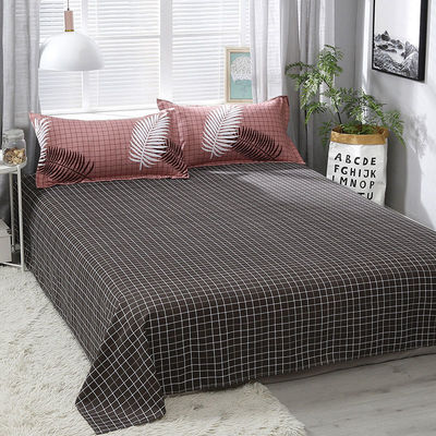 Numero di fili 400TC Disegni personalizzati Set di copertura di copriletto di cotone con 4 pezzi Set di lenzuola da letto