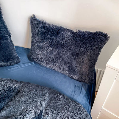 Natale di lusso Shaggy super morbido caldo visone velluto copriletto da letto per l'autunno inverno