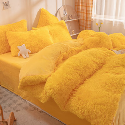 Stile principessa Natale personalizzato lussuoso biancheria calda da letto di flanello per l'autunno-inverno