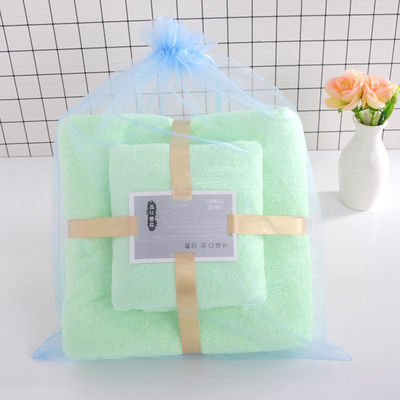 Rectangle Coral Fleece Bag Towel Set per SPA Home Gift Spessore Assorbente Polyester Towel