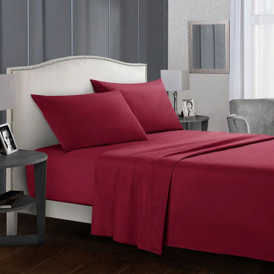 100% di poliestere spazzolato Pongee Microfibra Letto Set per hotel tutte le stagioni biancheria da letto