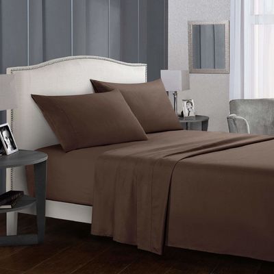 100% di poliestere spazzolato Pongee Microfibra Letto Set per hotel tutte le stagioni biancheria da letto