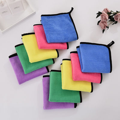 Asciugamano per auto Coral Velvet Cleaning Absorbent Rag Microfiber Asciugamano per auto Custom 30*30cm