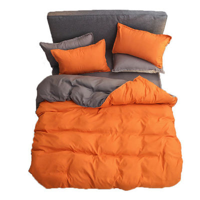 King Size Lettiera di lusso in colore massello Lenzuola e microfibra Comforter Stile europeo