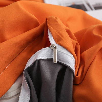 King Size Lettiera di lusso in colore massello Lenzuola e microfibra Comforter Stile europeo