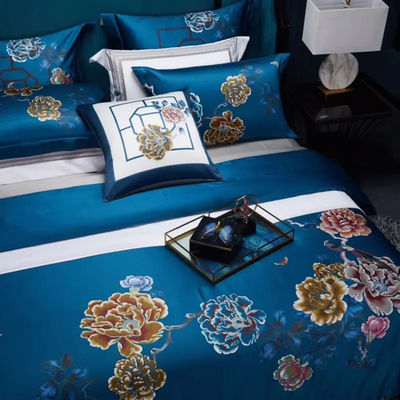 120 Tissu Count Comforter Set Letto Advantage Set di lenzuola di seta Set di lenzuola di coperta