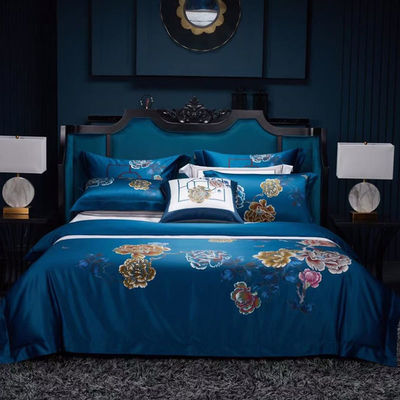 120 Tissu Count Comforter Set Letto Advantage Set di lenzuola di seta Set di lenzuola di coperta