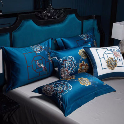 120 Tissu Count Comforter Set Letto Advantage Set di lenzuola di seta Set di lenzuola di coperta