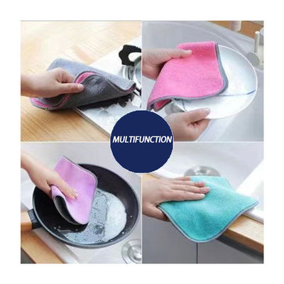Materiale di microfibra assorbente e non versante per asciugamani di cucina rettangolari personalizzabili