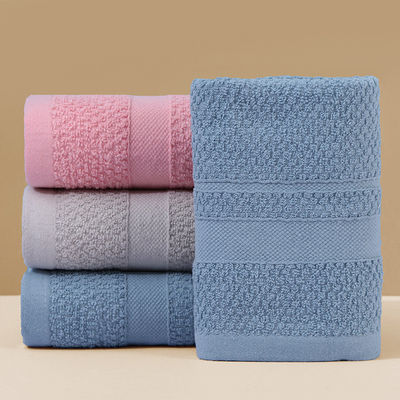 Asciugamano di cotone puro assorbente addensato, morbido, semplice, regalo per la casa, asciugamano per il viso, cotone