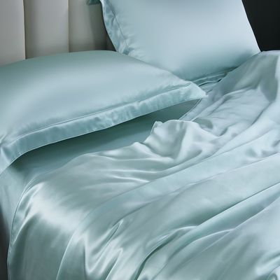 100% 6A Puro Seta Comforter Set Letto di lusso Set Letto di seta con logo personalizzato