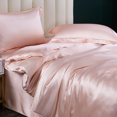 100% 6A Puro Seta Comforter Set Letto di lusso Set Letto di seta con logo personalizzato