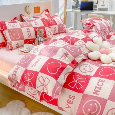Set di biancheria da letto per coperte di stile attraente e alla moda con densità di tessuto anti-acari di polvere 173*118