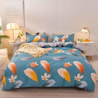 Set di biancheria da letto per coperte di stile attraente e alla moda con densità di tessuto anti-acari di polvere 173*118