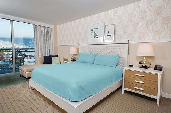 Crea una camera da letto accogliente con morbida biancheria da letto in cotone egiziano da 1800tc