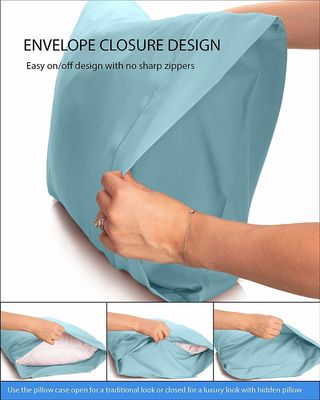 Crea una camera da letto accogliente con morbida biancheria da letto in cotone egiziano da 1800tc