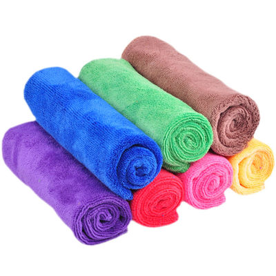 Logo accettato Coral Fleece Spessore asciuga veloce asciuga asciugamano per auto e bagno pulizia di tutte le età