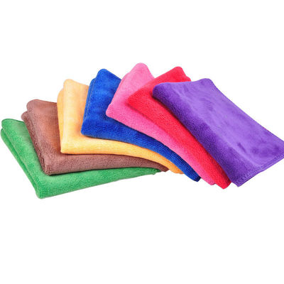 Logo accettato Coral Fleece Spessore asciuga veloce asciuga asciugamano per auto e bagno pulizia di tutte le età
