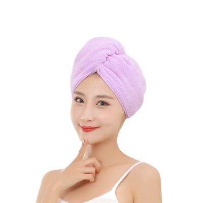 Disegni di stampa personalizzati Microfibra elastica Turban Towel Wrap per asciugare i capelli sotto la doccia